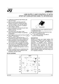 LNBH21PD Datasheet Cover