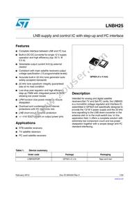 LNBH25PQR Datasheet Cover