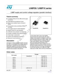 LNBP14SP-TR Datasheet Cover