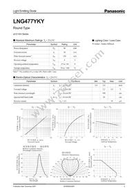 LNG477YKY Datasheet Cover