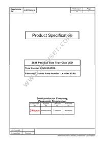 LNJ624C4CRA Datasheet Cover