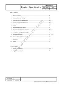 LNJ624C4CRA Datasheet Page 2