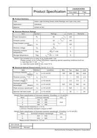 LNJ624C4CRA Datasheet Page 3