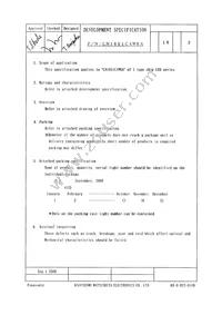 LNJ651C4WRA Datasheet Page 2