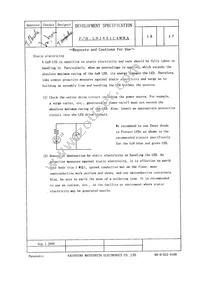 LNJ651C4WRA Datasheet Page 17