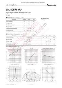 LNJ808R83RA Datasheet Cover