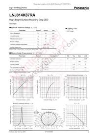 LNJ814K87RA Datasheet Cover