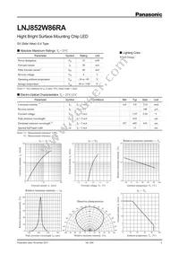 LNJ852W86RA Datasheet Cover