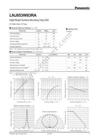 LNJ853W83RA Datasheet Cover