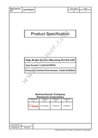 LNJ8L4C28RAA Datasheet Cover