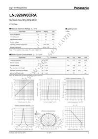 LNJ926W8CRA Datasheet Cover