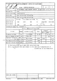 LNV310105A Datasheet Cover