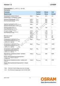 LO E6SF-ABCB-24-1-Z Datasheet Page 4