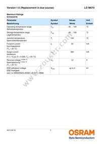 LO M670-H2L1-24-0-10-R18-Z Datasheet Page 3