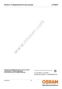 LO M670-H2L1-24-0-10-R18-Z Datasheet Page 19