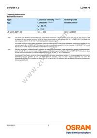 LO M676-Q2T1-24-Z Datasheet Page 2