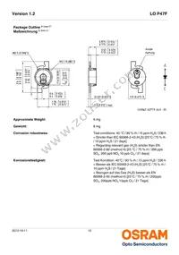 LO P47F-V2BB-24-1-30-R18F-Z Datasheet Page 12