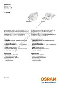 LO P47K-K2M1-24 Datasheet Cover