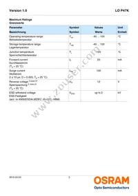 LO P47K-K2M1-24 Datasheet Page 3