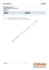 LO R971-HL-1 Datasheet Page 6