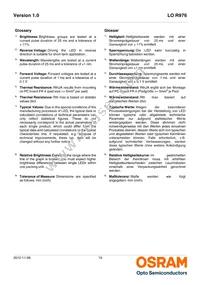 LO R976-PS-1 Datasheet Page 19