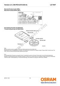 LO T64F-CBEB-24-1-Z Datasheet Page 19