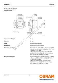 LO T676-R1S2-24-Z Datasheet Page 10