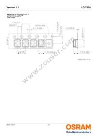 LO T676-R1S2-24-Z Datasheet Page 13