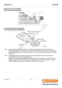 LO T676-R1S2-24-Z Datasheet Page 15