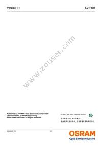 LO T67D-U2AA-24-1-20-R18-Z Datasheet Page 19