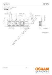 LO T67K-K1M2-24-Z Datasheet Page 13