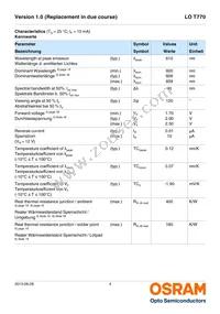 LO T770-K1L2-24-Z Datasheet Page 4