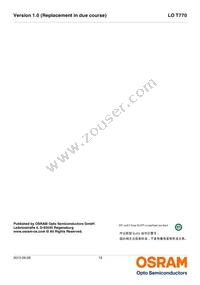 LO T770-K1L2-24-Z Datasheet Page 19