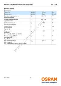 LO T776-R1S2-24-Z Datasheet Page 3