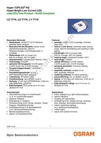 LO T77K-K1L2-24-Z Datasheet Cover