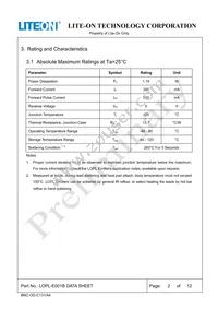 LOPL-E001B Datasheet Page 2