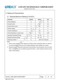 LOPL-E001C Datasheet Page 2