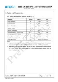 LOPL-E001H Datasheet Page 2