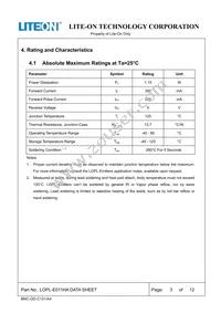 LOPL-E011HA Datasheet Page 3