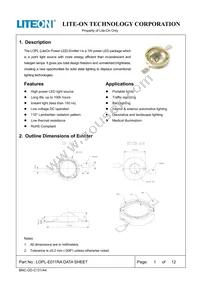 LOPL-E011RA Datasheet Cover