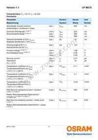 LP M675-M2P1-25-Z Datasheet Page 4