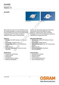 LP P47F-P1R1-24-Z Datasheet Cover