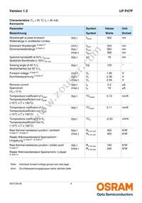 LP P47F-P1R1-24-Z Datasheet Page 4