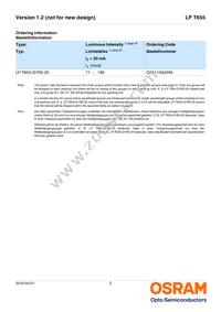 LP T655-Q1R2-25-Z Datasheet Page 2