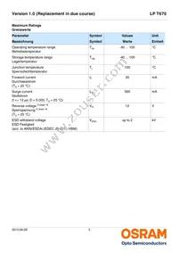 LP T670-G2J1-1-0-10-R18-Z Datasheet Page 3