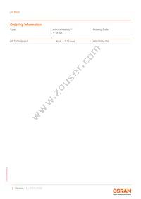 LP T670-J1J2-1-0-10-R18-Z Datasheet Page 2
