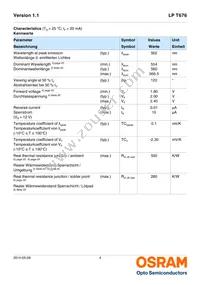 LP T676-L1M2-25 Datasheet Page 4