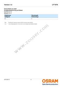 LP T67K-E1G2-25-Z Datasheet Page 6