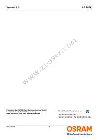 LP T67K-E1G2-25-Z Datasheet Page 19