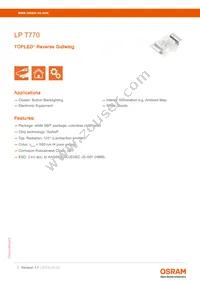 LP T770-H1J2-1-0-10-R18-Z-BP Datasheet Cover